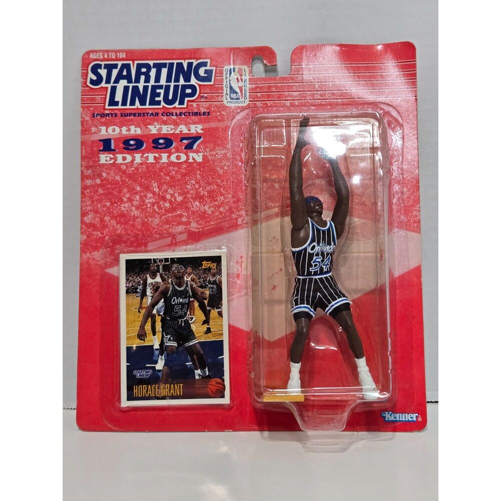 1997 Kenner Starting Lineup Horace Grant Orlando Magic | Vintage 10 Year Edition